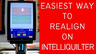 Easiest way to Realign your Digital Pattern on Intelliquilter Robotic Quilting Systems