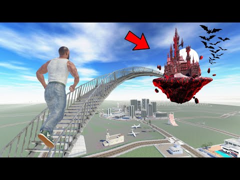 Franklin Found Stairway to Dracula Castle in Indian Bikes Driving 3D