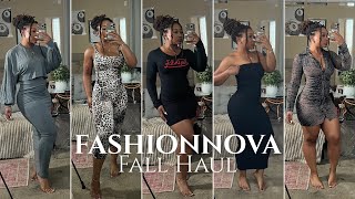 FEMININE FALL FASHIONNOVA HAUL | davinaj