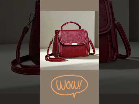 FloraLuxe Embossed Satchel #womenhandbags #handbag #casualbag #fashion