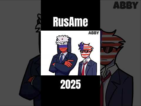 When Russia gets along with America🇷🇺🇺🇲🤝 Countryhumans
