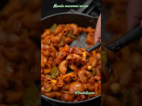 Masala Macaroni Recipe🍽️🌾Full flavour & taste at🏡#masalamacroni  #tastyrecipe #indianfood #viral