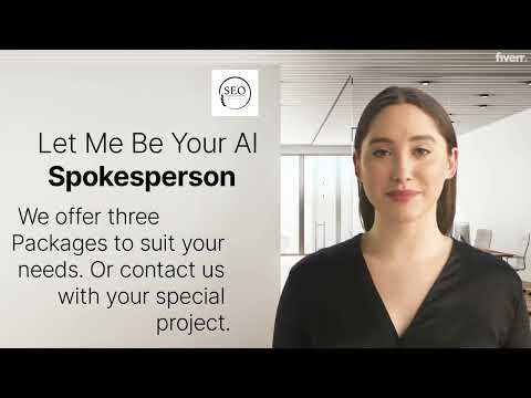 Create an ai spokesperson video with a human avatar