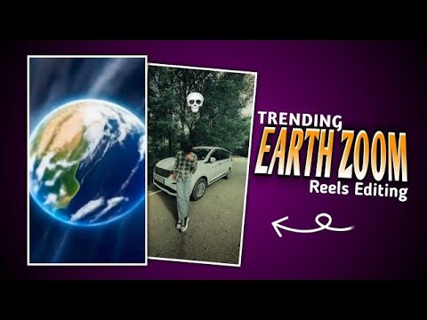 Trending Earth Zoom Effect Reel | Easy Tutorial🌎✨