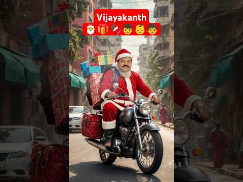 🎅🎁 Santa Claus Vijayakanth's Magical Surprise for Kids You Won't Believe Their Reactions! #shorts