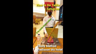 How to make table setup /table D hote menu and a la cart #viral #goviral #tabletennis