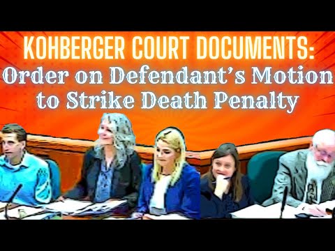 Full Court Order: Judge Rejects Discovery-Based Sanctions in Kohberger Case