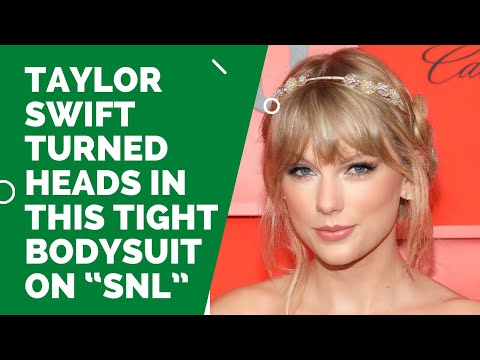 Taylor Swift turned heads in this tight bodysuit on “SNL”  #shorts