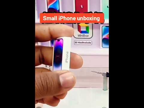 small iPhone unboxing #iphone #unboxingvideos