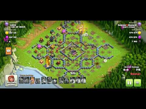 impossible MOST Powerful Attack TH 14 VS 17 MAX BASE 97% CLEAR POWERFUL TROOPS