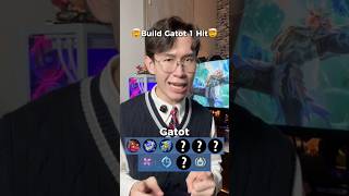 Gatotkaca 1 Hit Build🤯 #mobilelegends #mlbbcreatorcamp