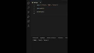 Python Sort Method | Learning | Python | 2024 | Coding | Programming #learning#python#coding#code