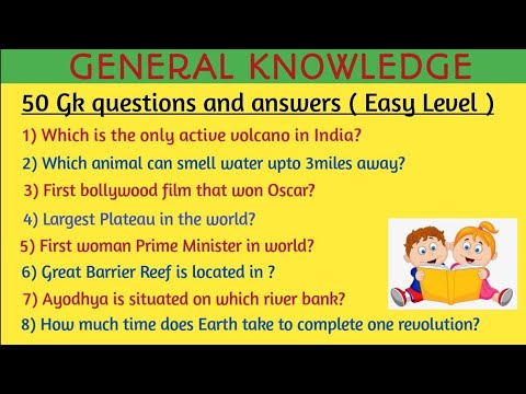 GK for kids - easy level general knowledge questions and answers with children