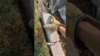 how to install brick landscape edging in 30 seconds | Lawn Care Springfield IL