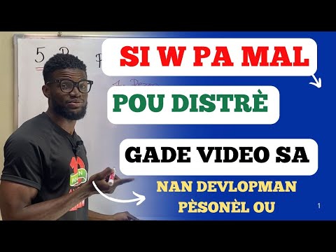 Si w Pa Mal Pou Distrè Gade Video Sa a(Challenge Transfòmasyon) Video 4/10