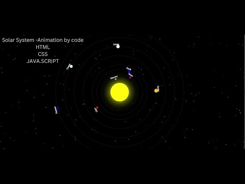 Solar System - Animation by programming . code