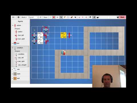 AgentCubes online: Virtual_Ozobot_Playgrounds