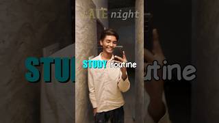 LATE NIGHT STUDY ROUTINE || Studying at 1:00 am #shorts #study #minivlog