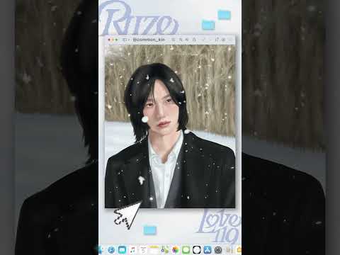 Riize Wonbin animation + edit🖤 #procreate #animation #digitalart #graphicdesign #riize #kpopart