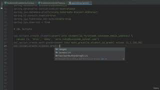 98  Testing Spring Boot MVC Web Apps   SQL Scripts in props file   Edit props file