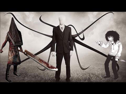 Slenderman vs Pyramid Head, Jeff The Killer Horror Animation P4 - Drawing Cartoons 2 || Love Anime