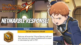 Incorrect King Passive Response From Netmarble! (Developer Response) Seven Deadly Sins Grand Cross
