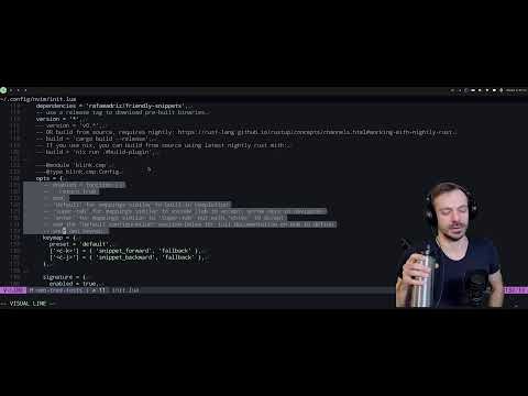 ak_slash Live Stream - neo-tree-tests source and BSP in neovim development (part 7)