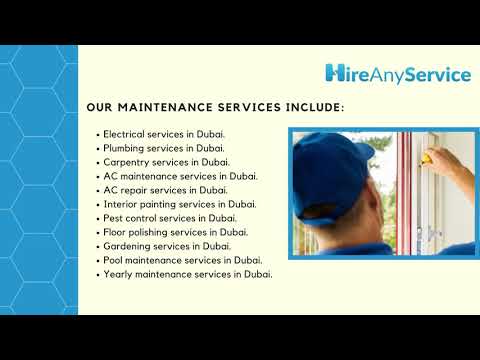 Best Cleaning, Handyman, Maintenance & Moving Services in Dubai