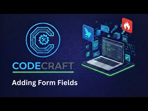 Add Form Fields in Flutter Firebase Chat App | TextFormField & Validation | CodeCraft (part 22)