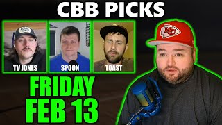 College Basketball Picks with Kyle Kirms | Friday February 13th