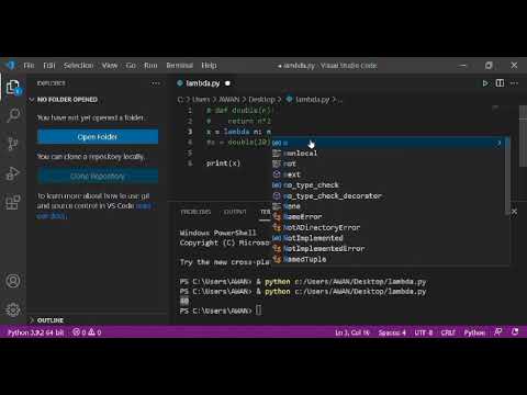lambda function in python