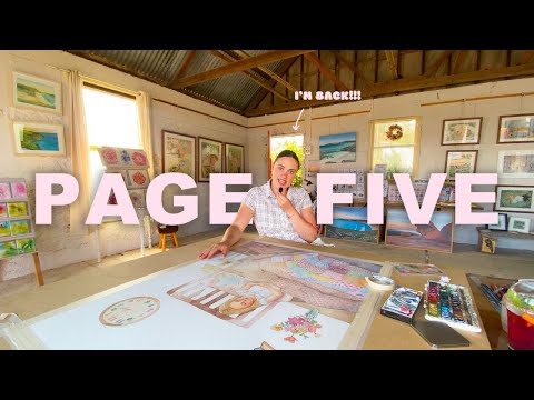 WRITING & ILLUSTRATING my children's book after being REJECTED | PAGE FIVE