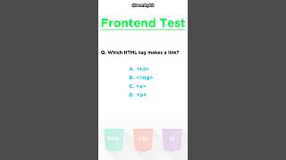 Frontend Test HTML Quiz #frontend #html #htmlelements #frontenddeveloper #html5