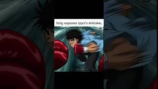Volg exposes Ippo’s mistake 👀 #animemotivation #anime #grindmindset #selfdiscipline #hajimenoippo