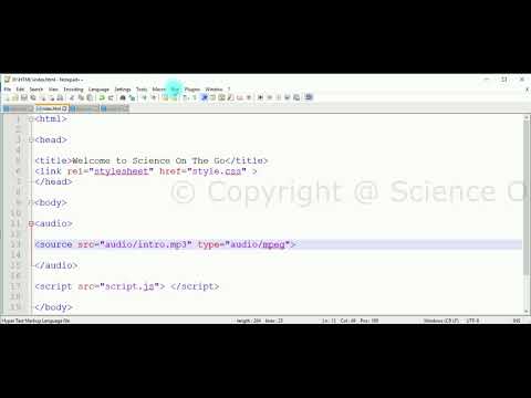HTML Audio - In Hindi #HTML_SOTG