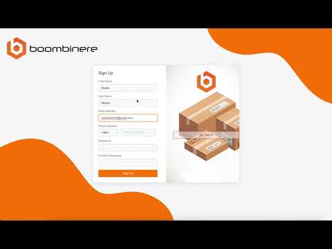 Boombinere Tutorial: How to Register & Login