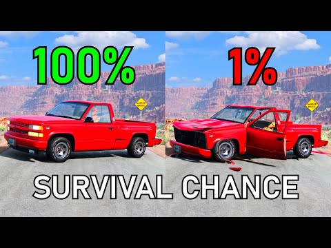 Realistic Survival Chance Crashes #11 | BeamNG.drive
