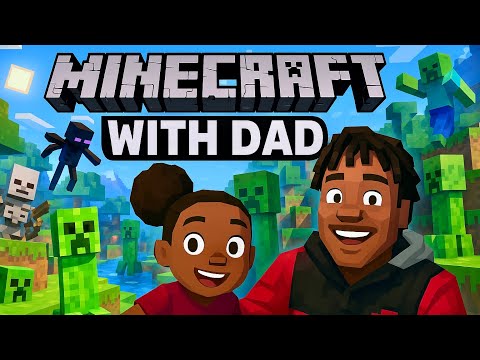✨ First-Ever MINECRAFT Chill Gameplay with DAD! ✨#minecraft  #gamingwithdad  #minecraftgameplay