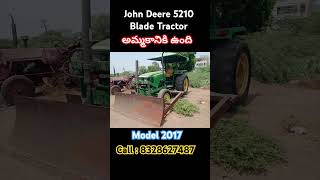 Price : 4,80,000/- Negotiable johndeere 5210 2017 model.#johndeeretractor #dozer#usedtractorsforsale