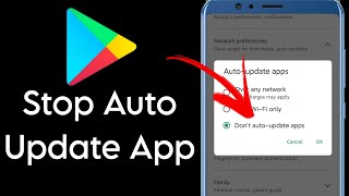 How To Stop Auto Update App in Play Store || Turn Off Auto Update App play Store