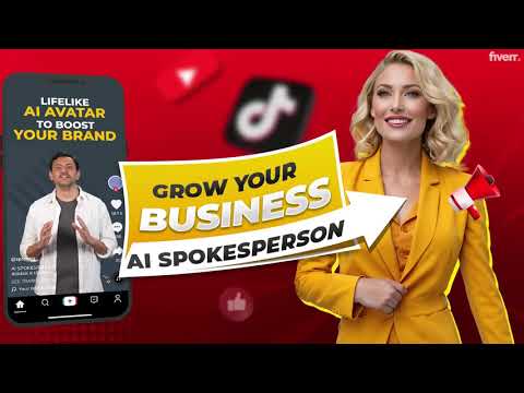 I will create lifelike ai spokesperson in any language