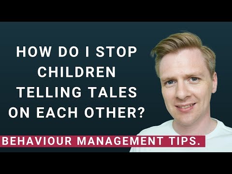 TELLING & TATTLING IN THE CLASSROOM | BEHAVIOUR MANAGEMENT TIPS