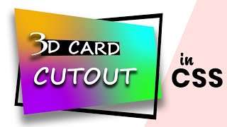 3D Card Hover Effects in CSS | CSS Card Hover Effects