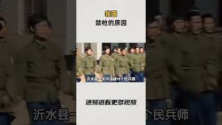 我国禁枪的原因 #知识 #趣闻 #历史