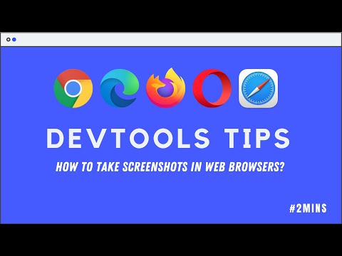 How To Take Screenshots In Web Browsers | DevTools Tips
