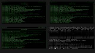 Arduino terminal UI framework library demo 9