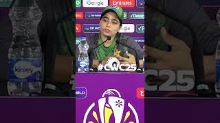 Pakistan captain Fatima Sana on moving forward from setback in first game & planning for next clash