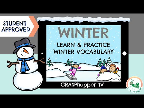 Winter Vocabulary in English for Kids | Teach about Winter! Winter for Kids Picture Scenes