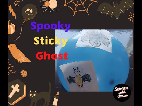 Static electricity experiment with balloons | Halloween 2021 science experiment |Science Wizz