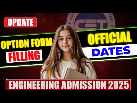 कॅप राऊंड 1 ऑप्शन फॉर्म तारीख | Engineering Cap Round 1 2025 Timetable